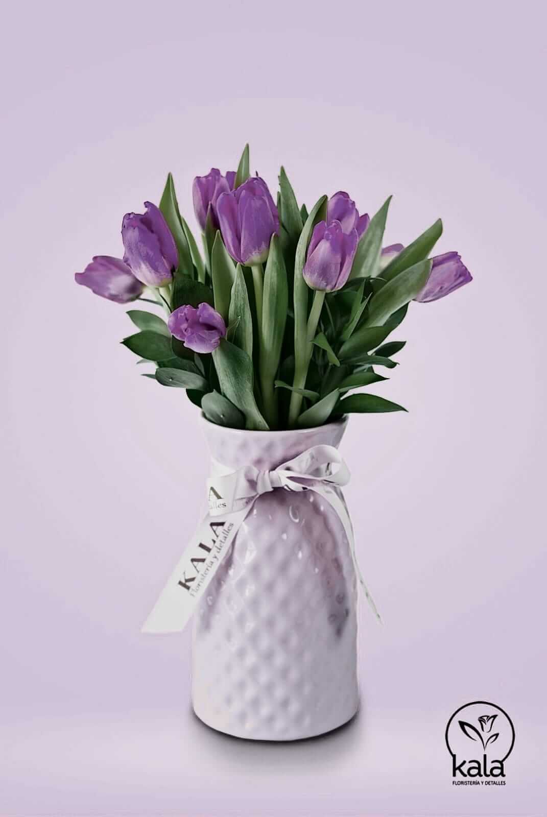 Florero Lila