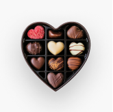 Box chocolates mix corazón